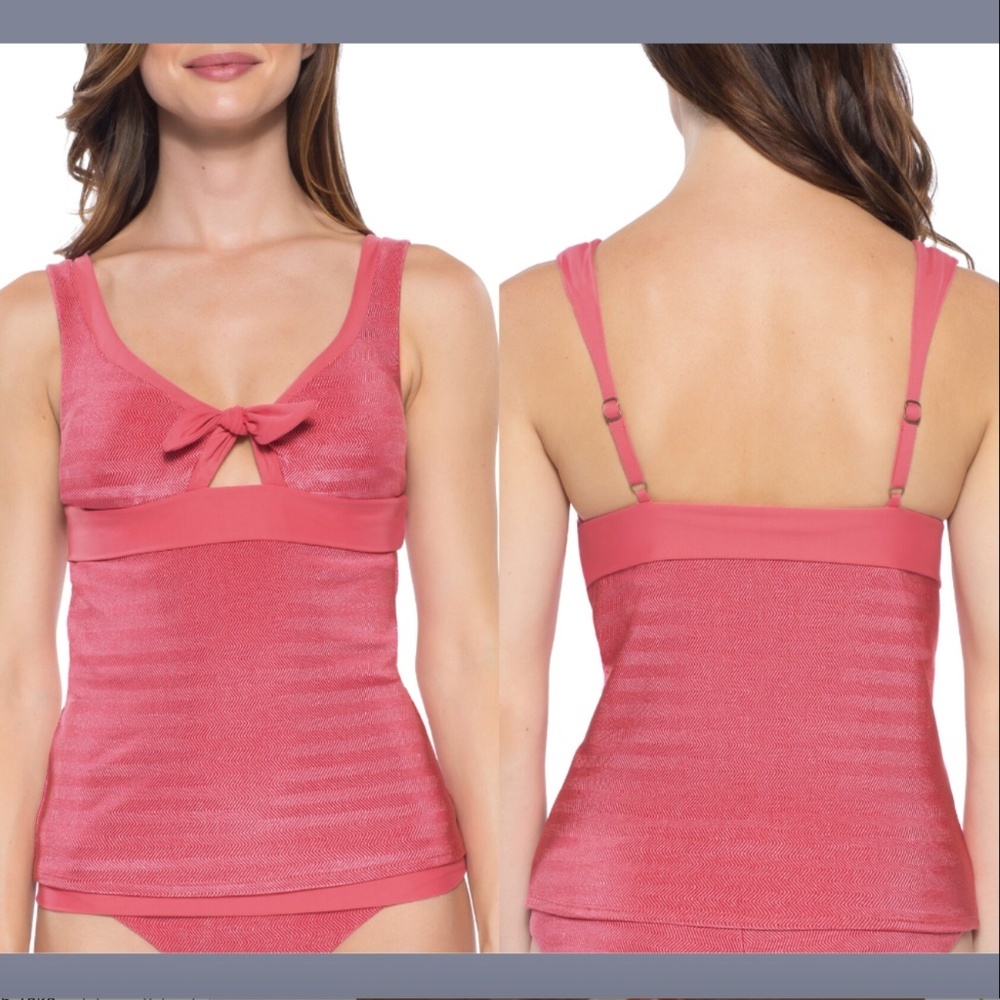 NWT $78‎ Becca Canyon Mesa Tankini Top [ SZ Medium ]